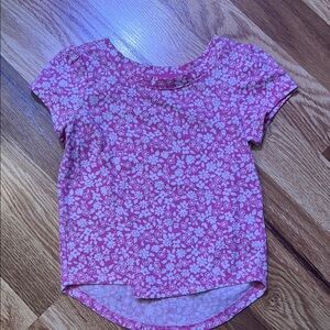 Floral Pink Kids Shirt